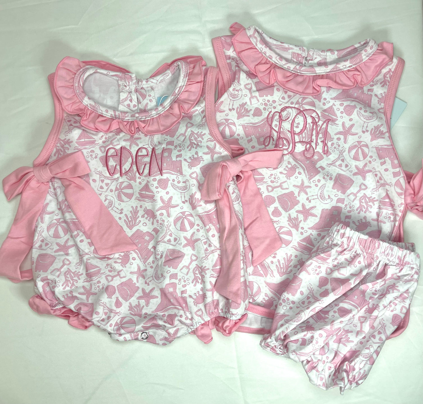 Girl's Pink Beach Toile BUBBLE