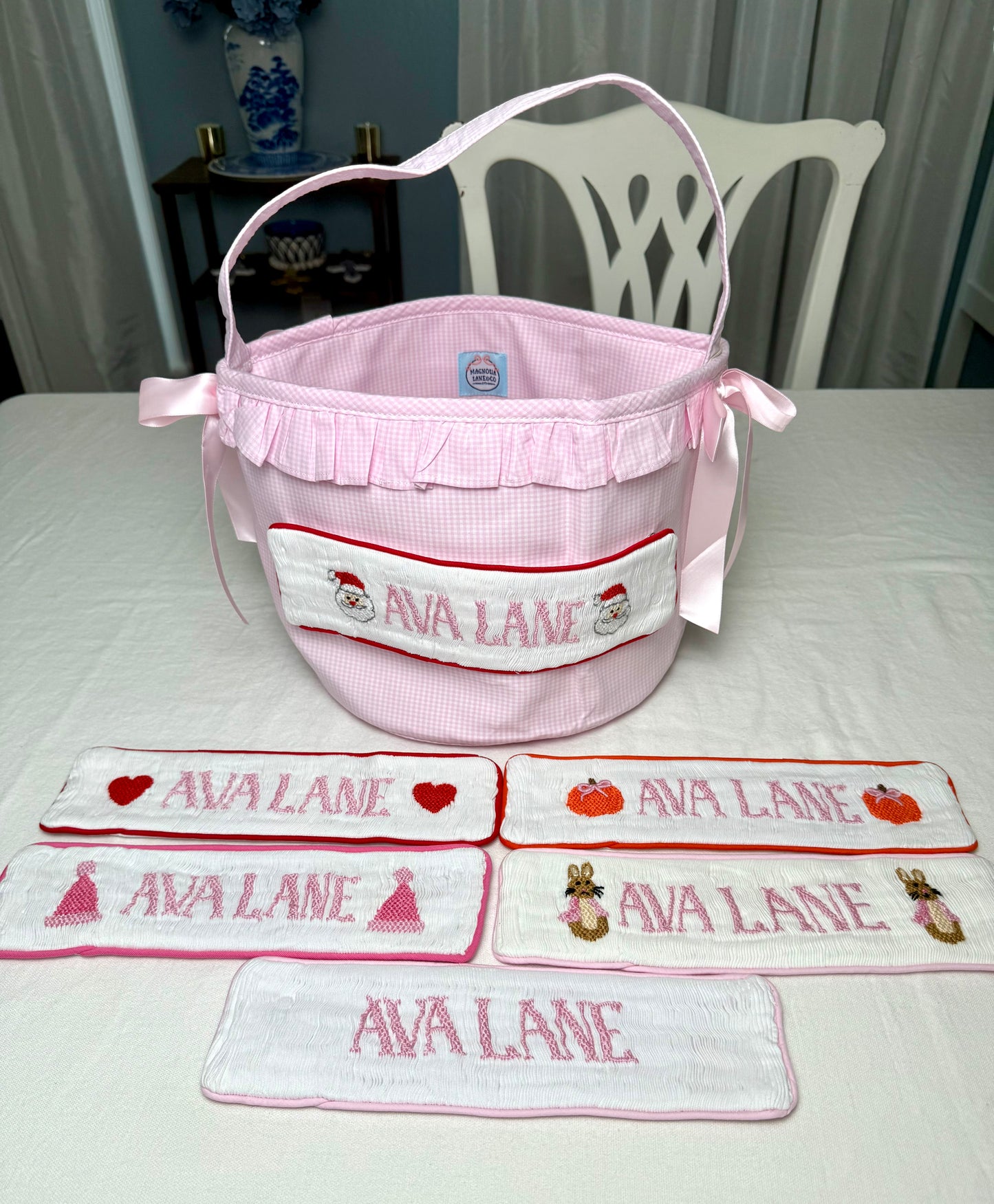 PO27: Smocked Holiday Baskets (ETA: November)