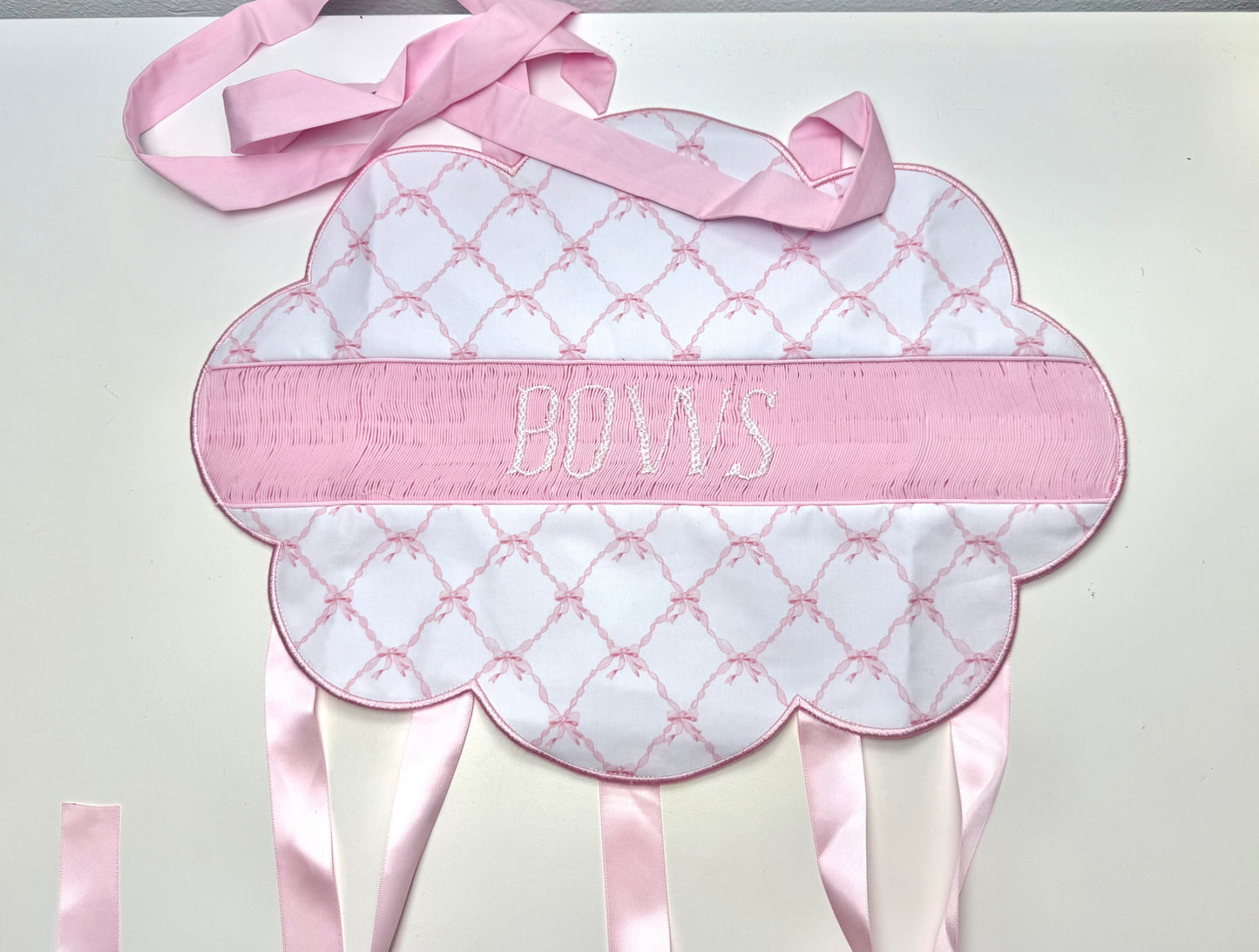 The Darling Bow Organizer: Pink Bow Trellis
