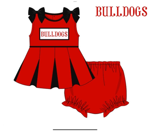 PO23: Red & Black Cheer Uniform