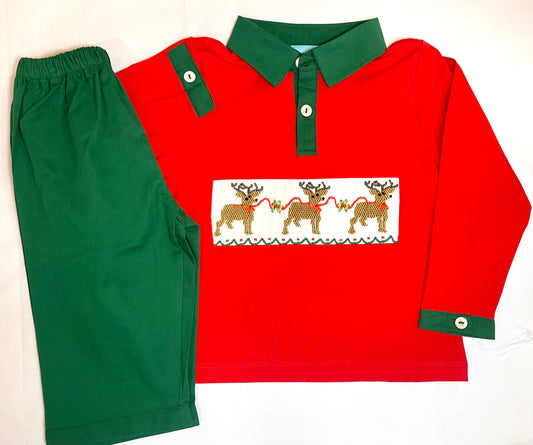 Holly Jolly Christmas - Boy's Pants Set