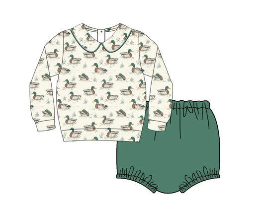 Duck Sweatshirt & Bloomer Set