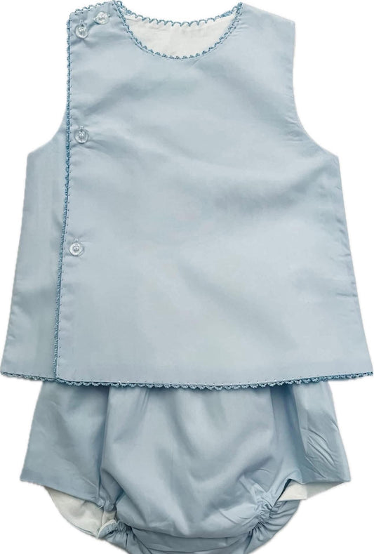 Heirloom Diaper Set- BLUE