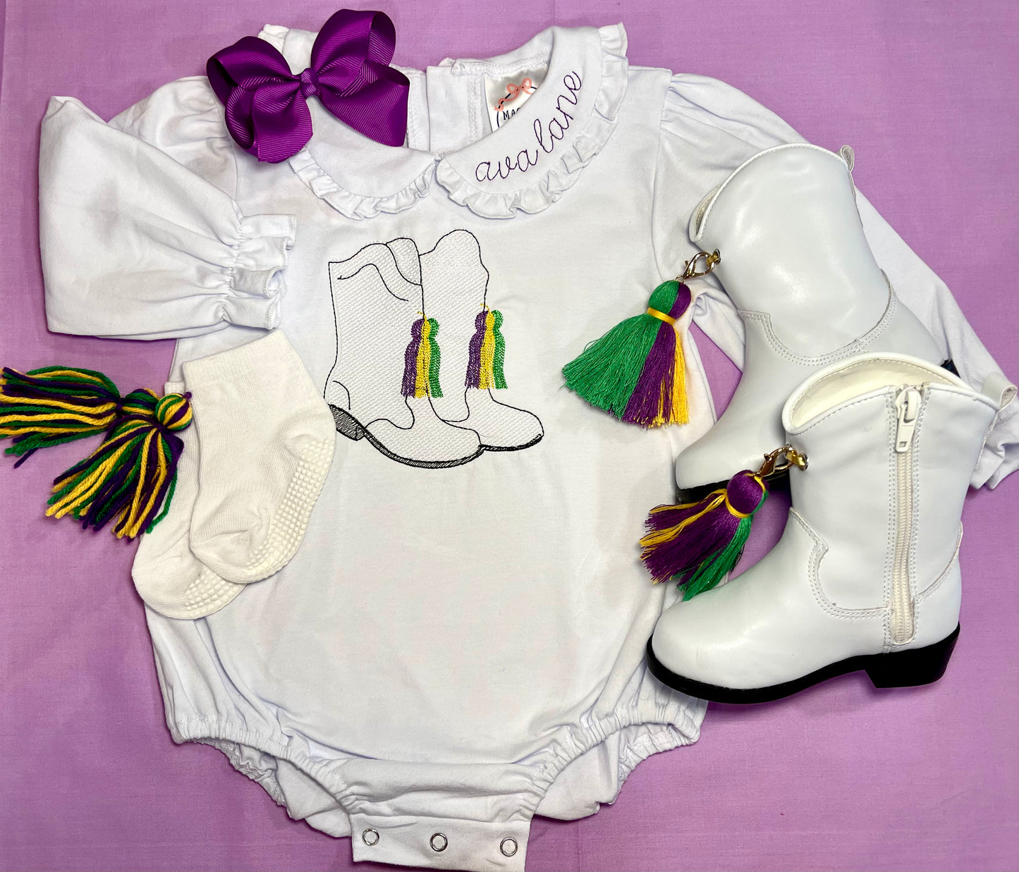 PO30: Mardi Gras Majorette Marching Boots