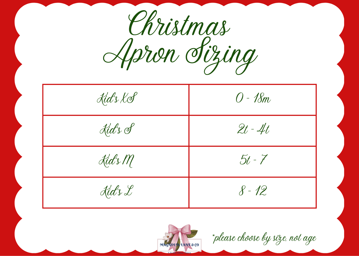 PO27: Girl's Christmas Apron (ETA: November)
