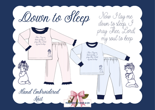 Down to Sleep PJ Sets