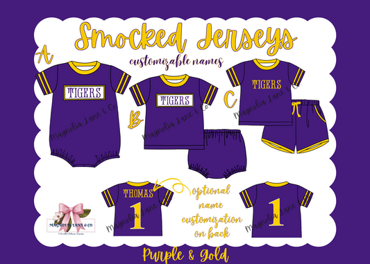 PO8: Purple/Gold Jerseys